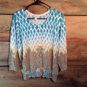 CJ Banks Cardigan Sweater Size 0X